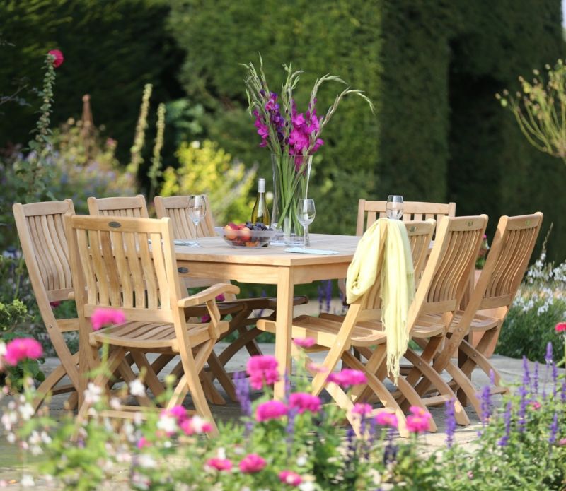 Henley Rectangular 8 Seater Garden Table