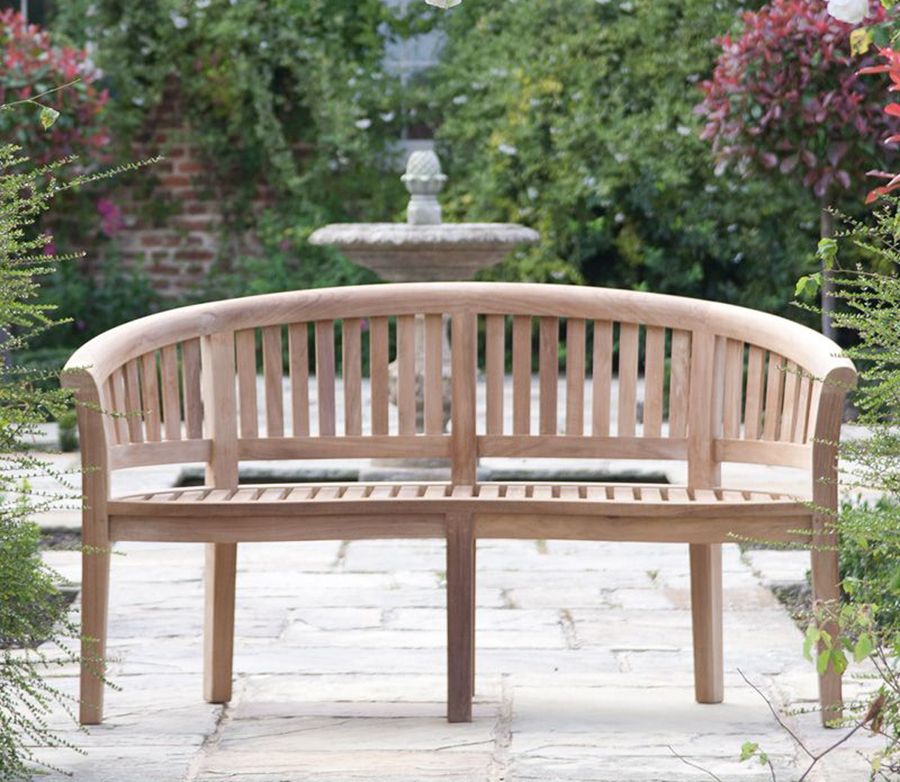 Outdoor Bench Garden Seat Teak, Teak In The Garden