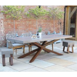 Mira Polished Concrete Table Outdoor Jo Alexander - How To Protect Concrete Table