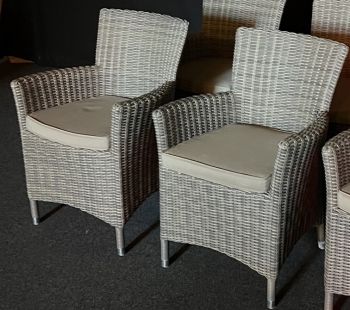 Florence Wicker Armchairs - Set of Two (Outlet)