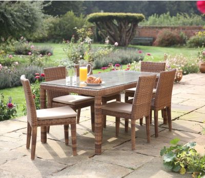 Evelyn six seater table set