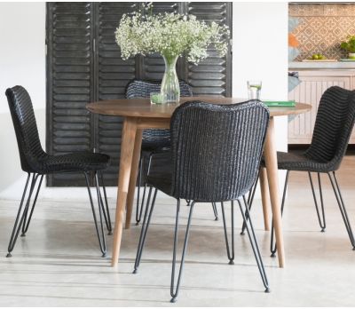 Lloyd Loom Style Dining Chairs