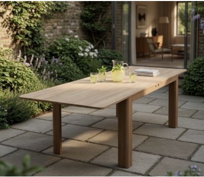Riva Extending Teak Garden Table 326cm