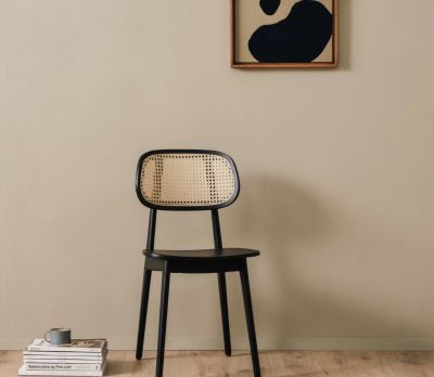 Titus Black Stained Oak Dining Chair