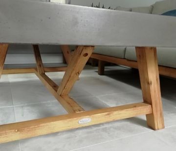 Roma Polished Concrete Coffee Table