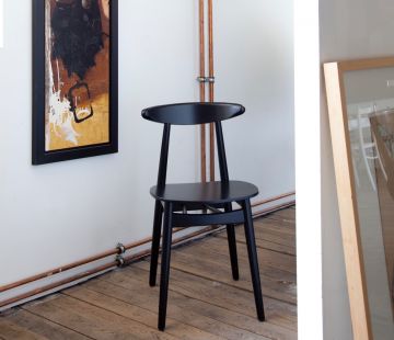 Teo (Nearly Black) Dining Chair