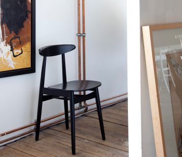 Teo (Nearly Black) Dining Chair