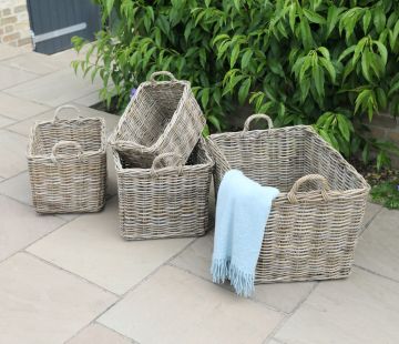 Set of Four Baskets