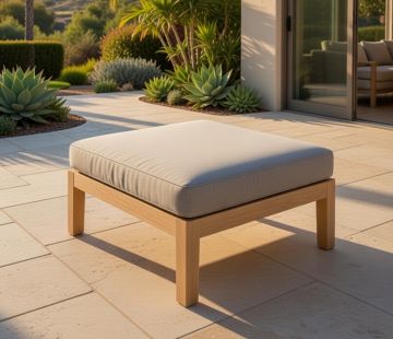 Albony Ottoman/Footstool (With Cushion)