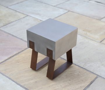 Mira Polished Concrete Stool (OUTLET)