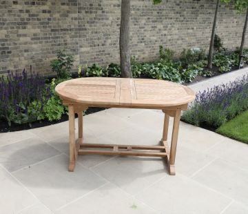 Oval Double Extending Table 210cm
