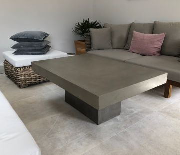 Seville Polished Modular Concrete Sofa