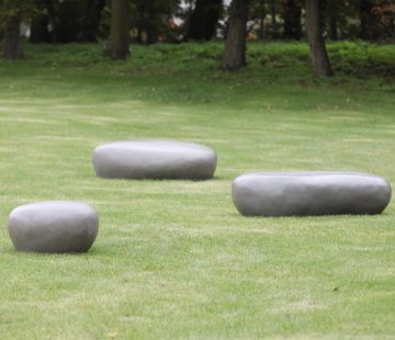 Sculptured Concrete Pebbles (Three sizes)