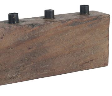 Reclaimed Wood Candle Holder 