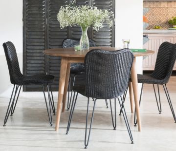 Lloyd Loom Style Dining Chairs