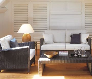 Cordoba Lloyd Loom Sofa, Two-Seater