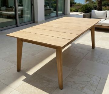 Oakley Teak Rectangular Garden Table 204cm