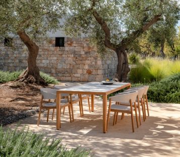 Volta Grey Ceramic Top Dining Table (310cm)