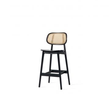Titus Counter and Bar Stool Black Stained Oak
