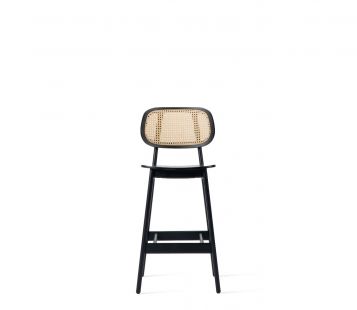 Titus Counter and Bar Stool Black Stained Oak