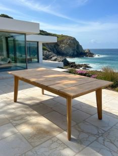 Oakley Teak Rectangular Garden Table 204cm