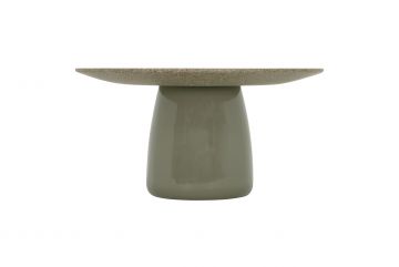Luna Round Table 150cm - Olive Terrazzo