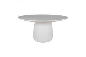 Luna Round Table 150cm - Chalk Terrazzo