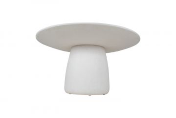 Luna Round Table 150cm - Chalk Terrazzo